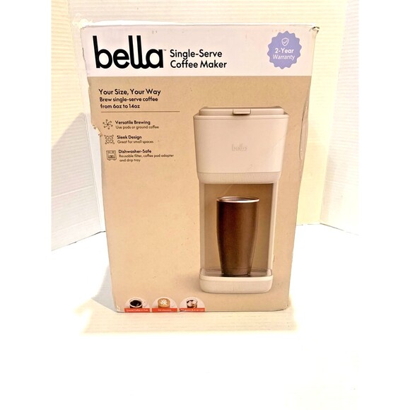 bella Drip Coffee Maker Oatmilk - Picture 3 of 5